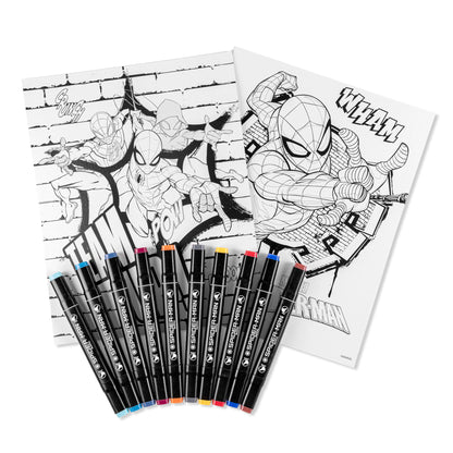 Disney Spiderman Kids 2PCS Paint by Numbers with Pen Markers Arts and Crafts