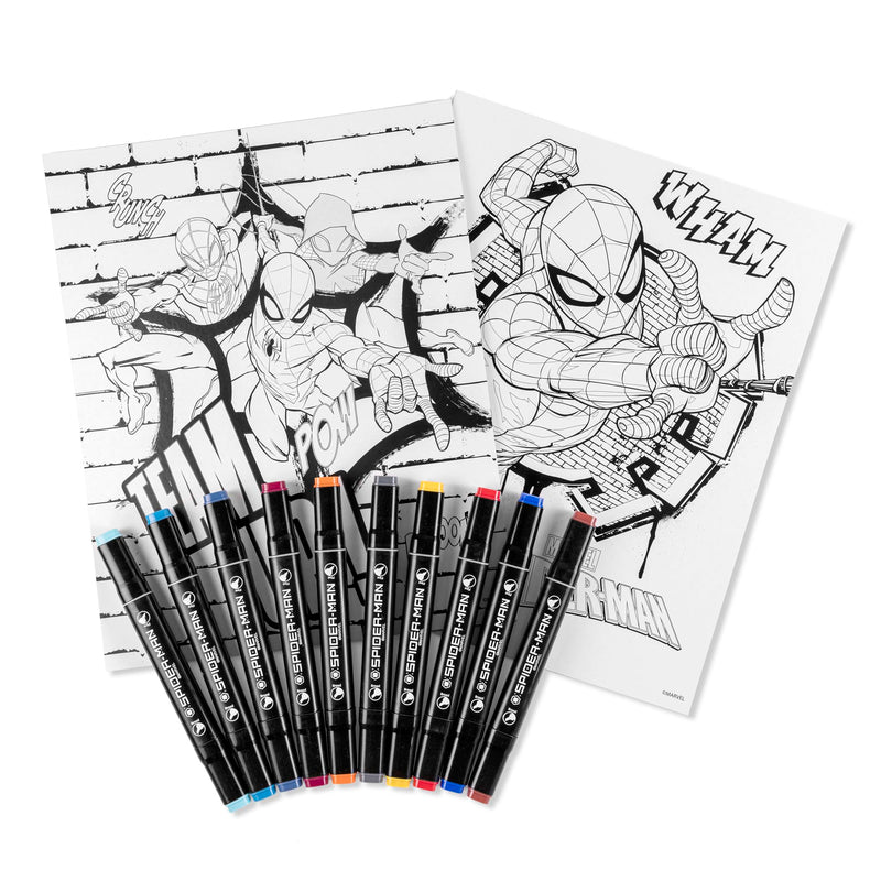 Disney Spiderman Kids 2PCS Paint by Numbers with Pen Markers Arts and Crafts