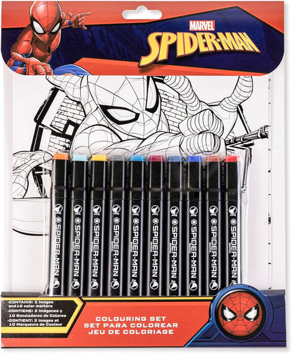 Disney Spiderman Kids 2PCS Paint by Numbers with Pen Markers Arts and Crafts