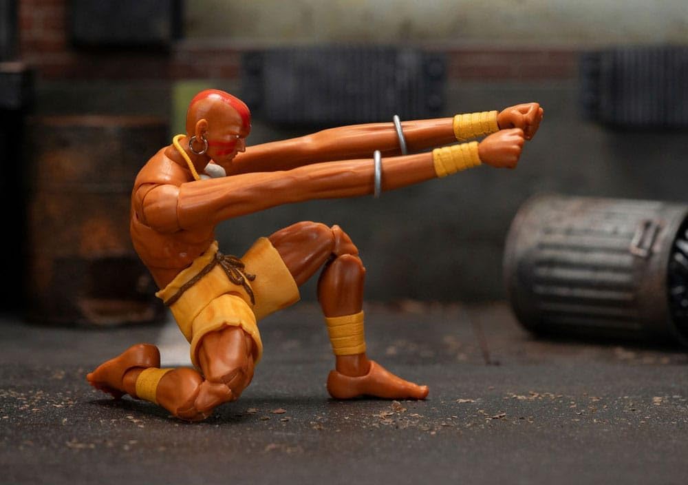Jada Toys 9334220314R00 Street Fighter II Dhalsim Collectible Action Figure Size 15 cm True to the Original Collectible