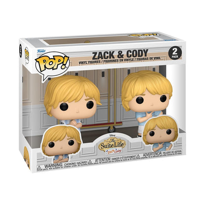 Funko Pop! Disney: Suite Life of Zack and Cody - Zack & Cody, 2-Pack - Collectable Vinyl Figure - Gift Idea - Official Merchandise - Toys for Kids & Adults