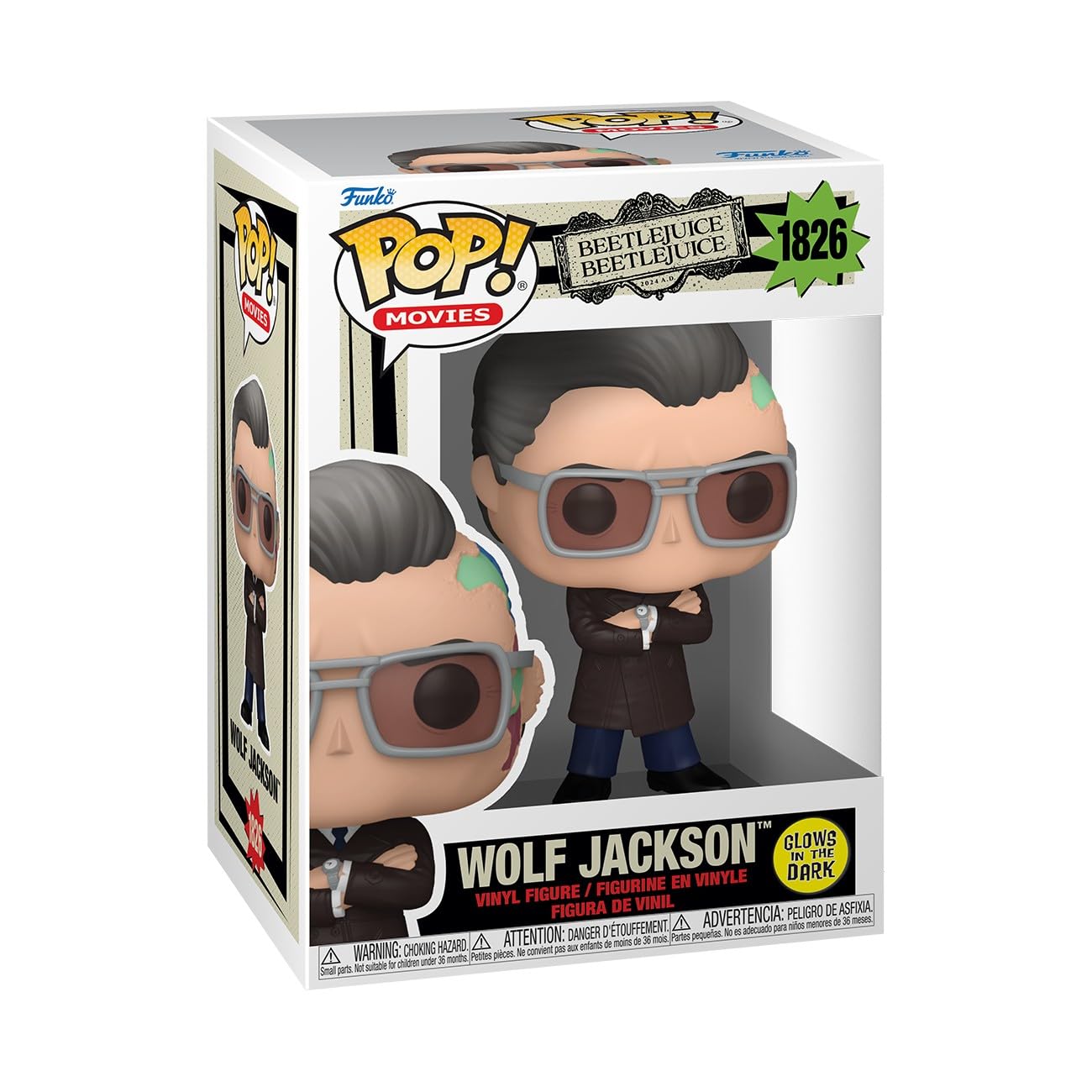Funko Pop! Movies: Beetlejuice 2 – Wolf Jackson - Vinyl-Sammelfigur - Geschenkidee - Offizielle Handelswaren - Spielzeug Für Kinder und Erwachsene - Movies Fans - Modellfigur Für Sammler und Display