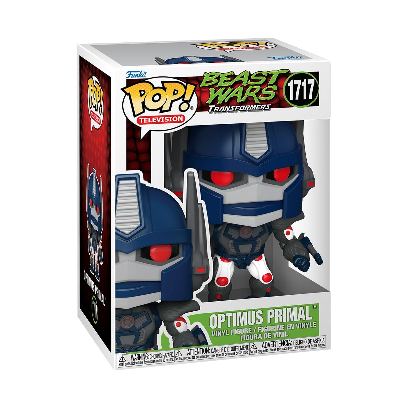 Funko Pop! TV: Transformers – Opti Optimus Primal - Transformers Classic - Collectable Vinyl Figure - Gift Idea - Official Merchandise - Toys for Kids & Adults - TV Fans - Model Figure for Collectors