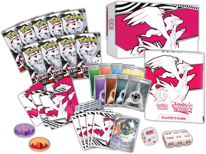 Pokémon TCG: Scarlet & Violet—White Flare Elite Trainer Box – Reshiram (1 Full-Art Tornadus Promo Card, 9 Boosters & Premium Accessories