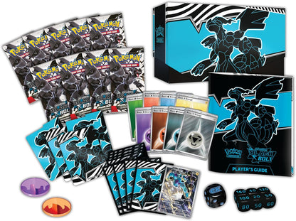 Pokémon TCG: Scarlet & Violet—Black Bolt Elite Trainer Box – Zekrom (1 Full-Art Thundurus Promo Card, 9 Boosters & Premium Accessories
