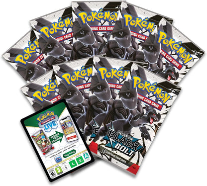 Pokémon TCG: Scarlet & Violet—Black Bolt Elite Trainer Box – Zekrom (1 Full-Art Thundurus Promo Card, 9 Boosters & Premium Accessories