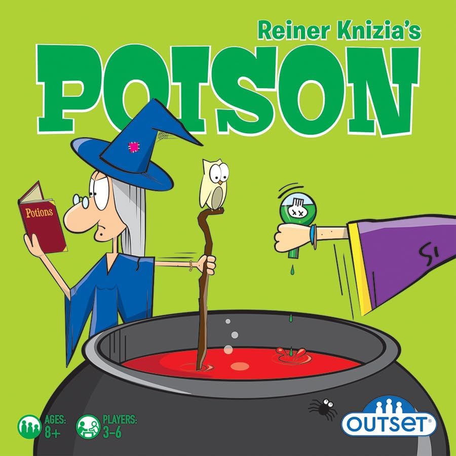 Cheatwell Games Poison Card Game | The Wicked Card Game Full Of Poison And Sabotage | Ages 8+ 3 To 6 Players