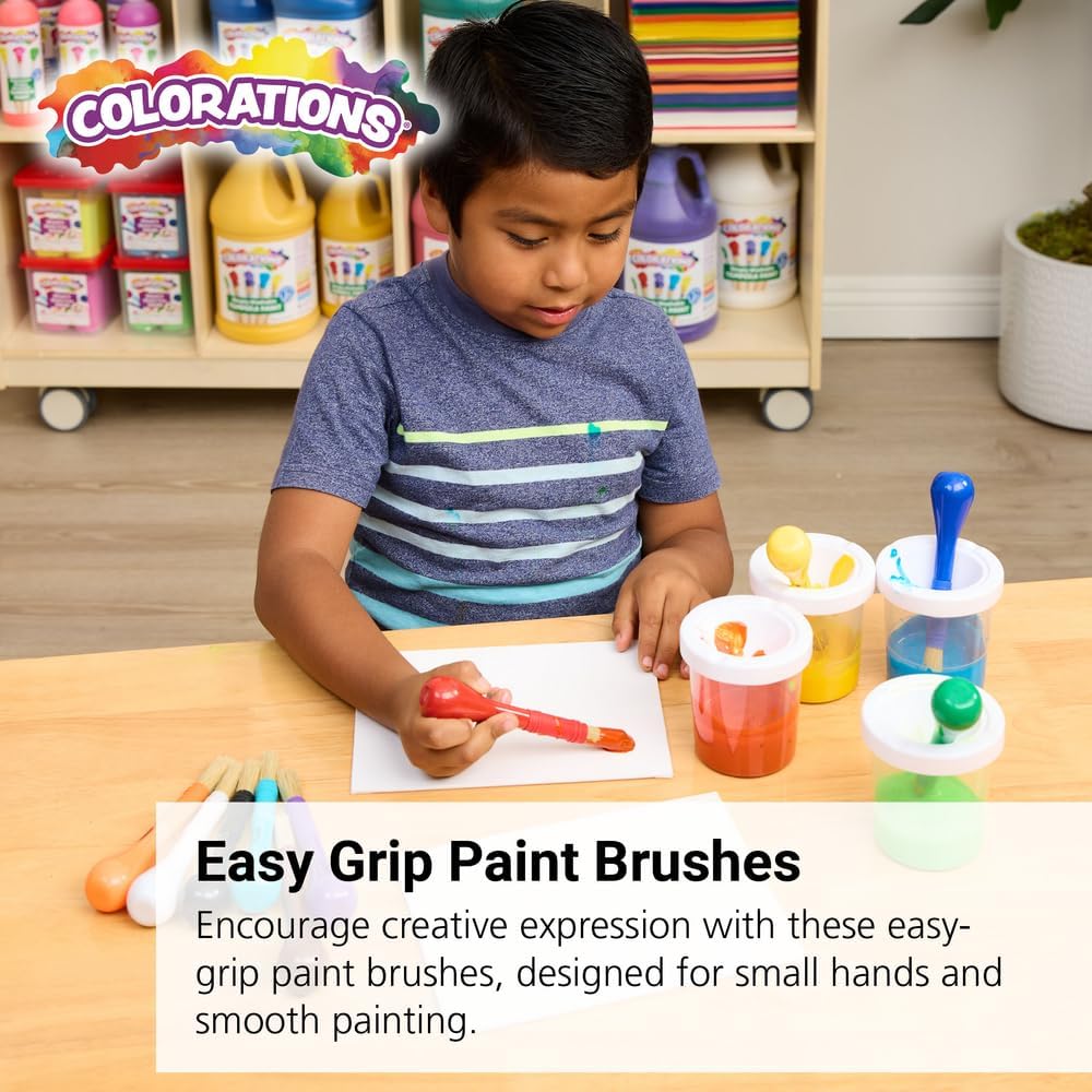 Colorations EGBRUSH Easy-Grip penselen (Pack van 10
