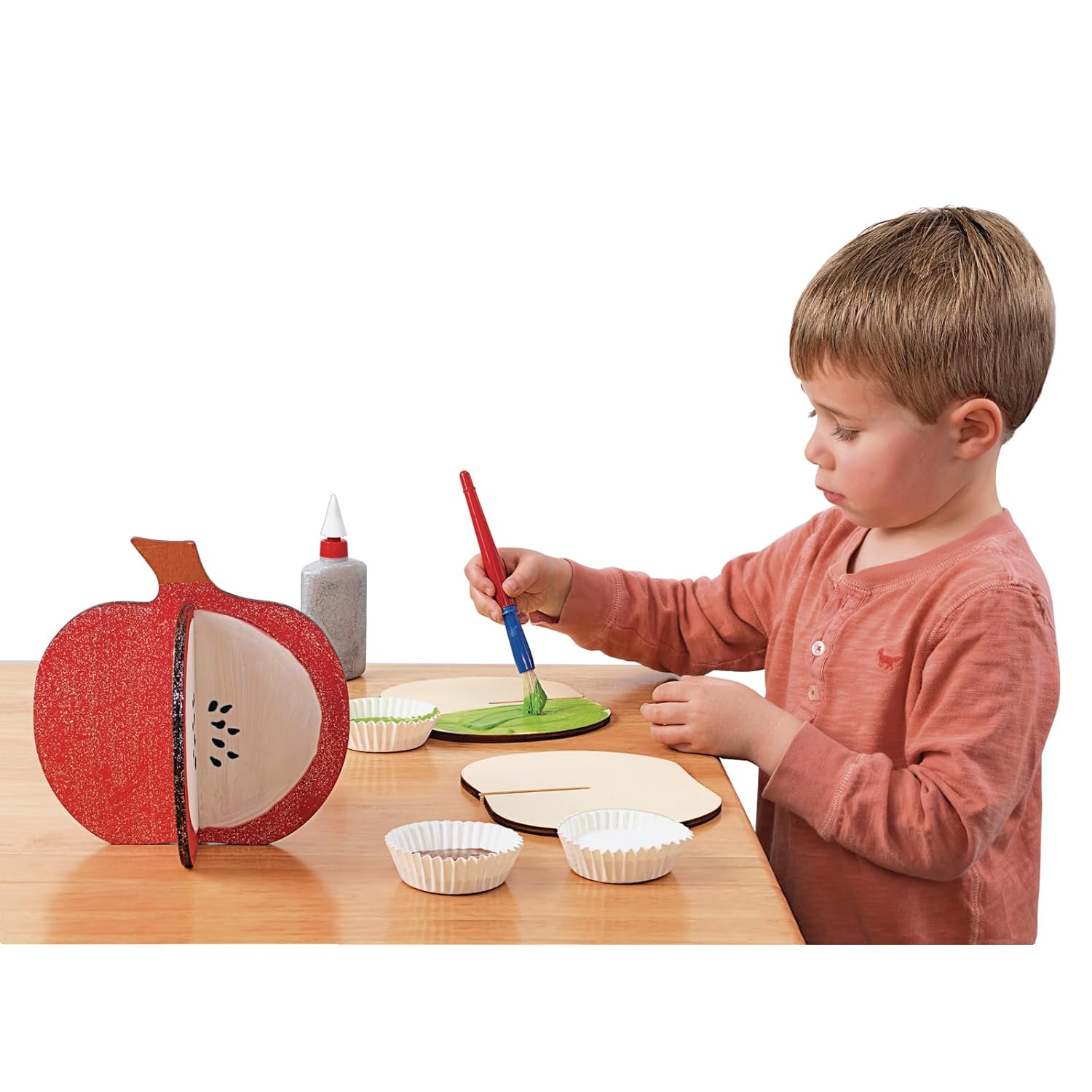 Kleurplaten Gemakkelijk te bouwen 2-delige pompoen, set van 6, voor decoratie, halloween, herfst, Thanksgiving, DIY, voor kinderen, klaslokaal, kunst & ambachten, projecten voor kinderen