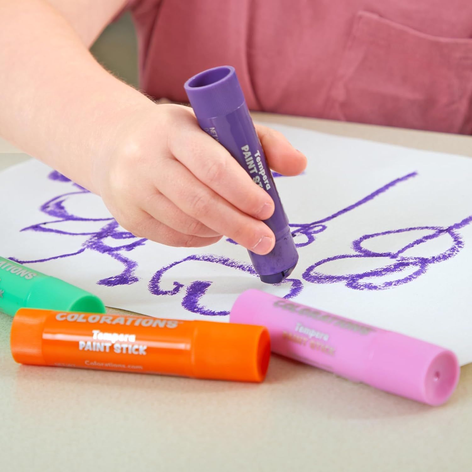 12 Pack Verf Sticks Set voor Kinderen Geen Puinhoop Niet Giftig Sneldrogende Levendige Kleuren Kinderen Verf Kunst Ambachten Verf Sticks Kinderen Verf Sticks Solid Temperatuur Verf Sticks