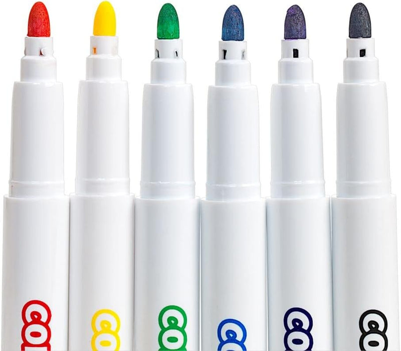 Colorations - Colorations - Textielstiften Primaire Kleuren - 6 Kleuren