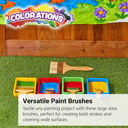 Colorations Set van 5 grote borstels