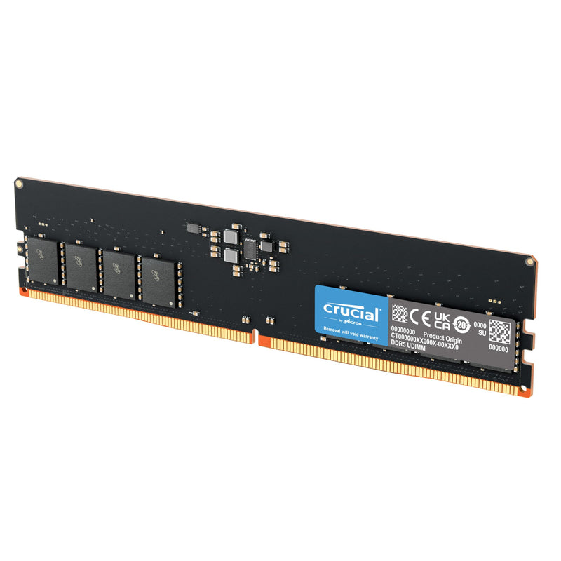 Crucial DDR5 RAM 64GB 5600MHz, Desktop Computer Memory, High Performance RAM (or 5200MHz, 4800MHz), CL46 - CT64G56C46U5