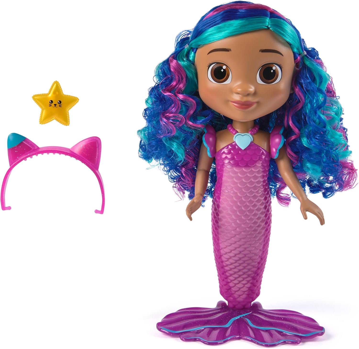 Gabby`S Movie Sing & Shine Mermaid Gabby Doll 36Cm (6074338)