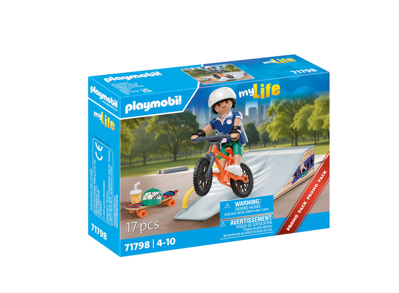 Playmobil - My Life: Skateboarder With Ramp (71798)