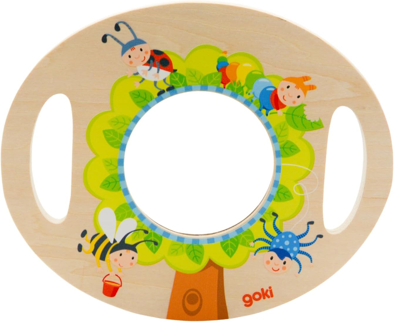Goki - Goki Houten XL Vergrootglas met Handvatten