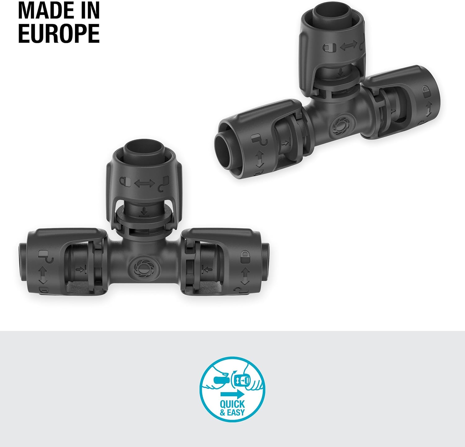 Gardena T-Joint 13 Mm (1/2) ( Set 2 Pcs )