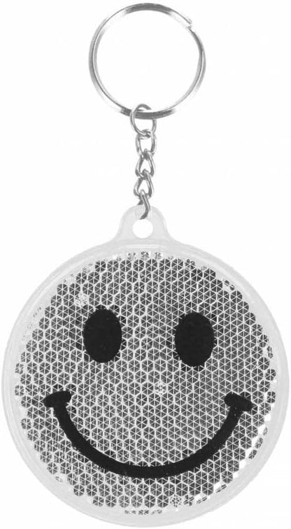 Reflecterende Sleutelhanger Emoticon 12st.