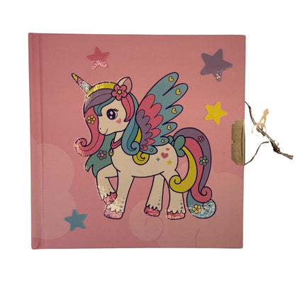 FAMU Land Notitieboek voor meisjes en jongens, klein reisboek, 135 x 135 mm, met slot, mooi cadeau voor kinderen voor verjaardag en Kerstmis, 6, 7, 8, 9, 10 jaar, geheim dagboek, schattig notitieboek