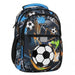 School backpack blue football