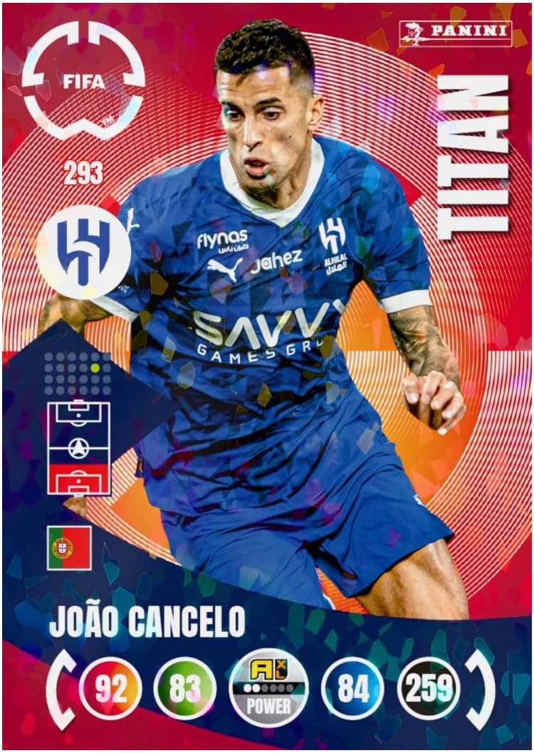 2025 Panini Adrenalyn XL Club World Cup Cards - 50-Pack Box (300 Cards