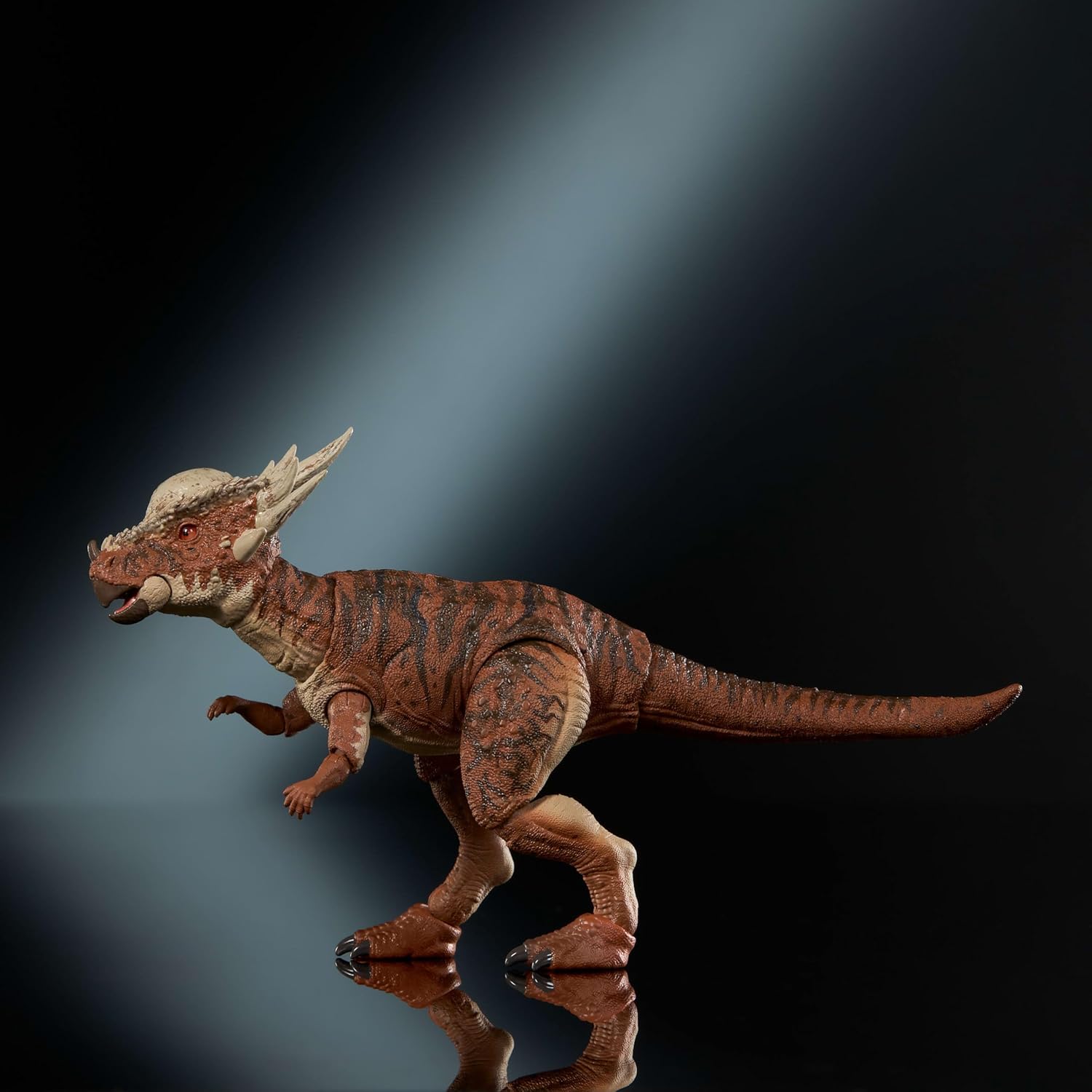 Mattel Jurassic World Hammond Collection Dinosaur Action Figure Toy Age 8+, Stygimoloch, Premium Movie Design Glass Eyes & 14 Points Articulation, JDJ10