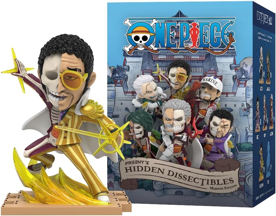 Mighty Jaxx Freeny's Hidden Dissectibles One Piece Series 8 (Marines Edition) | Sealed Tray of 6 - Contains No Duplicates | Blind Box Collectible Figurines