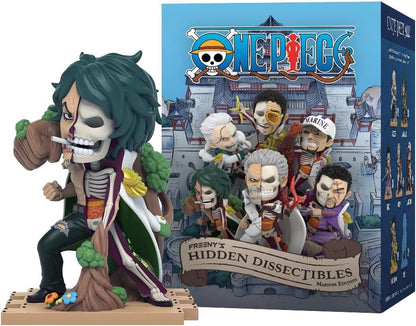 Mighty Jaxx Freeny's Hidden Dissectibles One Piece Series 8 (Marines Edition) | Sealed Tray of 6 - Contains No Duplicates | Blind Box Collectible Figurines