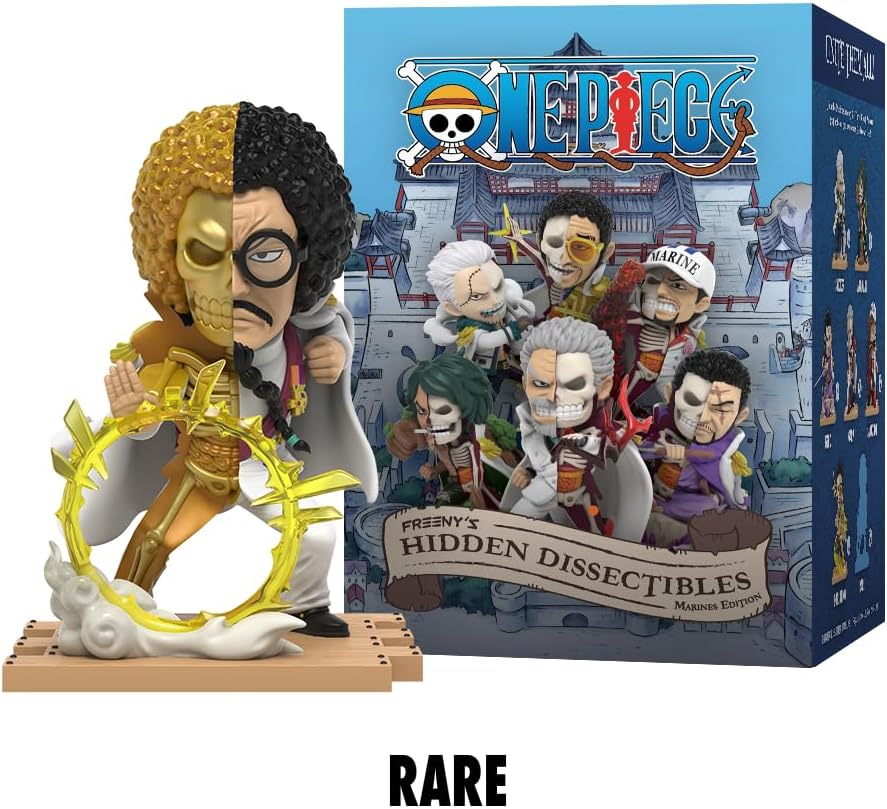 Mighty Jaxx Freeny's Hidden Dissectibles One Piece Series 8 (Marines Edition) | Sealed Tray of 6 - Contains No Duplicates | Blind Box Collectible Figurines