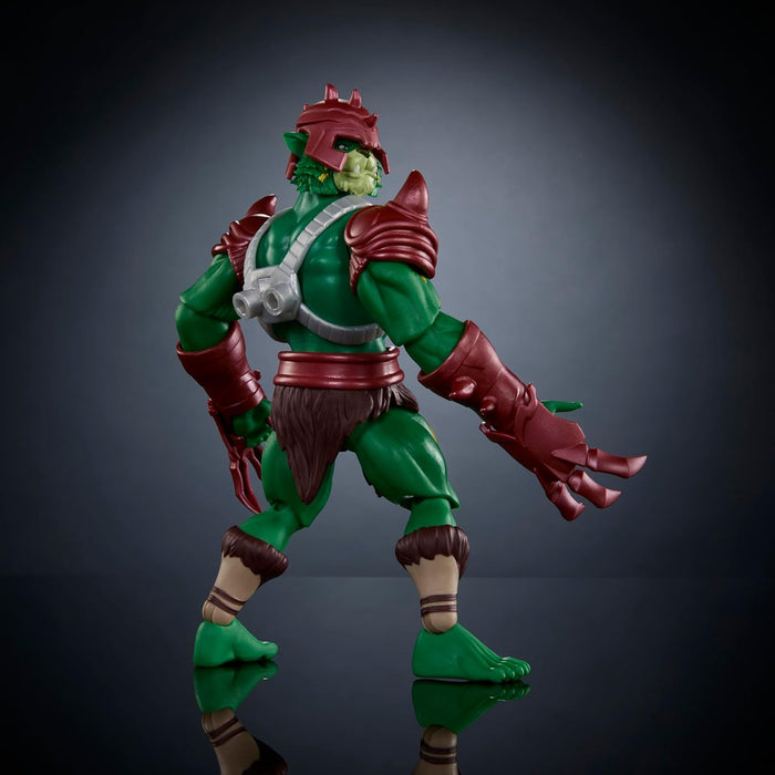 Masters of the Universe Origins & ThunderCats Action Figure, Battle Cat Man Toy, 1980s Brand Crossover, 5.5-inch Posable with Battle Claws, Mini Comic, JFW95