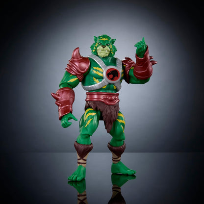 Masters of the Universe Origins & ThunderCats Action Figure, Battle Cat Man Toy, 1980s Brand Crossover, 5.5-inch Posable with Battle Claws, Mini Comic, JFW95