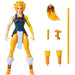Masters of the Universe Origins & ThunderCats Action Figure, Cheetara Toy, 1980s Crossover, 5.5-inch Posable with Removable Armor, Staff & Mini Comic,JFW94