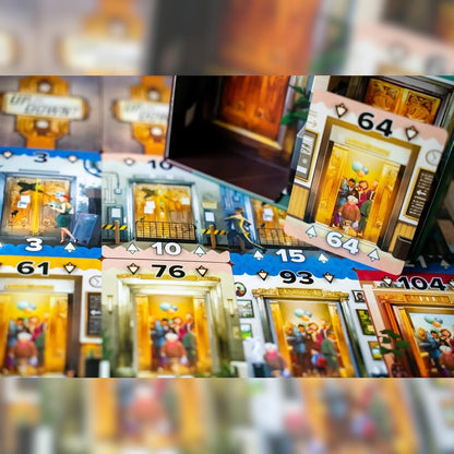 Up or Down Card Game for Kids and Adults - Strategic Number and Color Card Game for 2-6 Players, Age 8+ - Family Game Night Essential