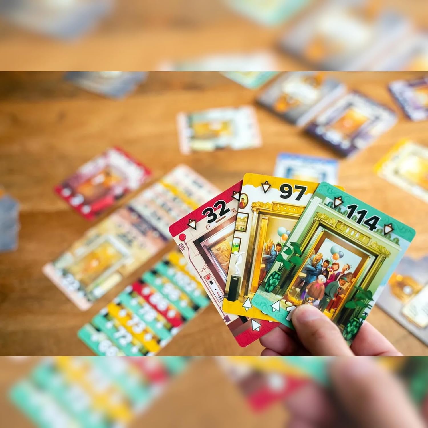 Up or Down Card Game for Kids and Adults - Strategic Number and Color Card Game for 2-6 Players, Age 8+ - Family Game Night Essential