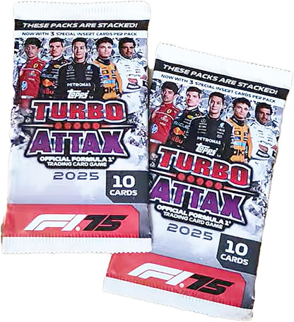 Topps F1 Turbo Attax 2025 Starter Packs | Includes 20 Turbo Attax cards | Trading Card Games
