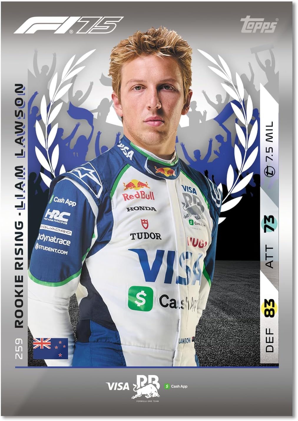 Topps Turbo Attax Formule 1 2025 - Mega Multipack - bevat 39 Turbo Attax-kaarten plus 2 willekeurige Limited Edition-kaarten.