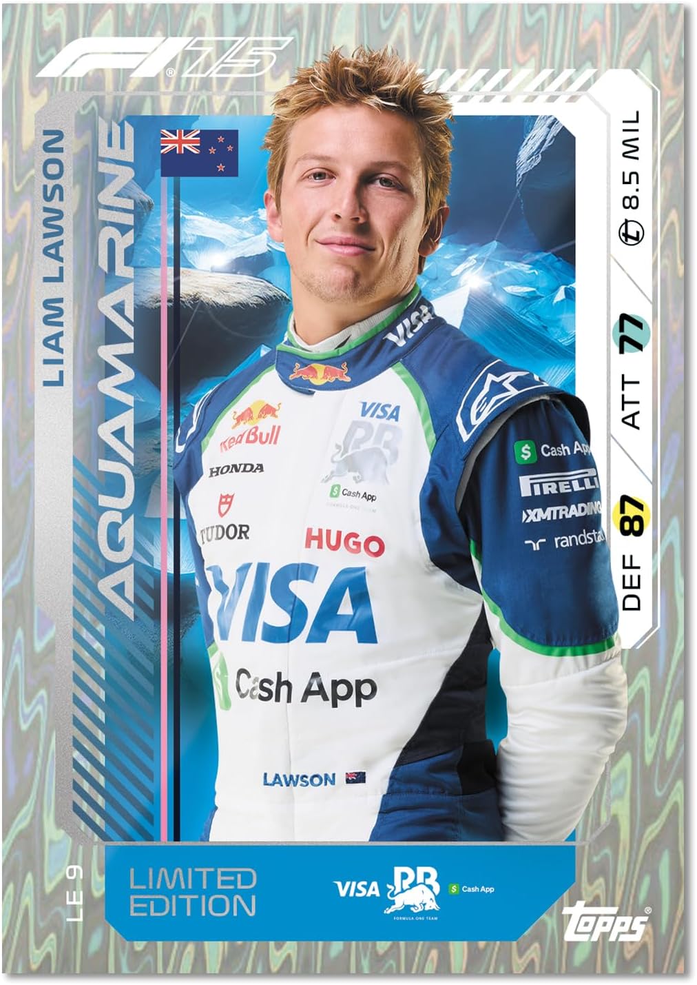 Topps Turbo Attax Formule 1 2025 - Mega Multipack - bevat 39 Turbo Attax-kaarten plus 2 willekeurige Limited Edition-kaarten.