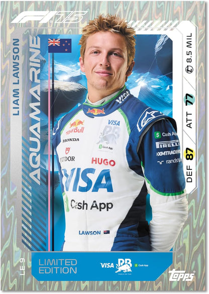 Topps Turbo Attax Formule 1 2025 - Mega Multipack - bevat 39 Turbo Attax-kaarten plus 2 willekeurige Limited Edition-kaarten.