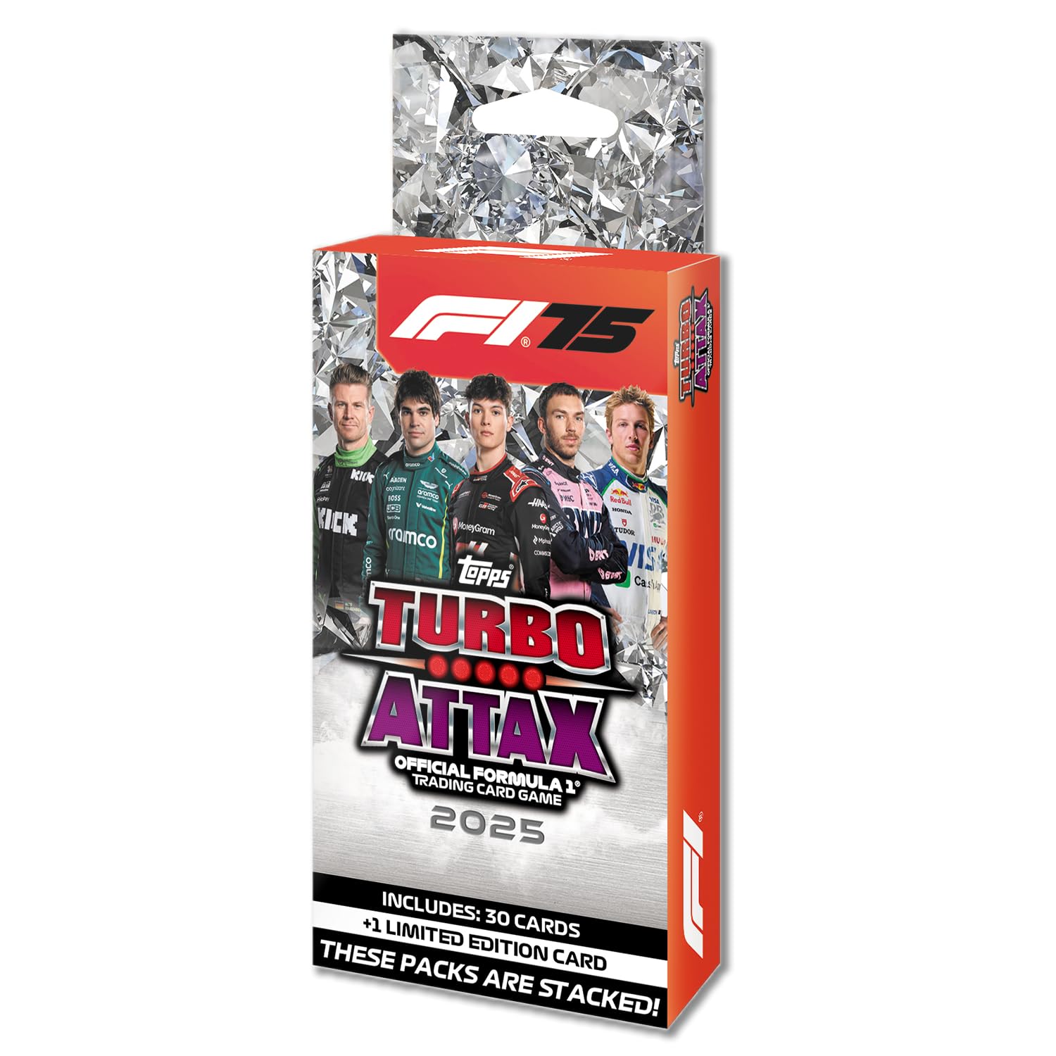 Topps Turbo Attax Formula 1 2025 -Value Box - contains 31 Turbo Attax cards including a Limited Edition.
