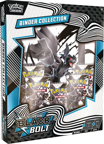 Pokémon TCG: Scarlet & Violet—Black Bolt Binder Collection (Zekrom Binder & 5 Booster Packs
