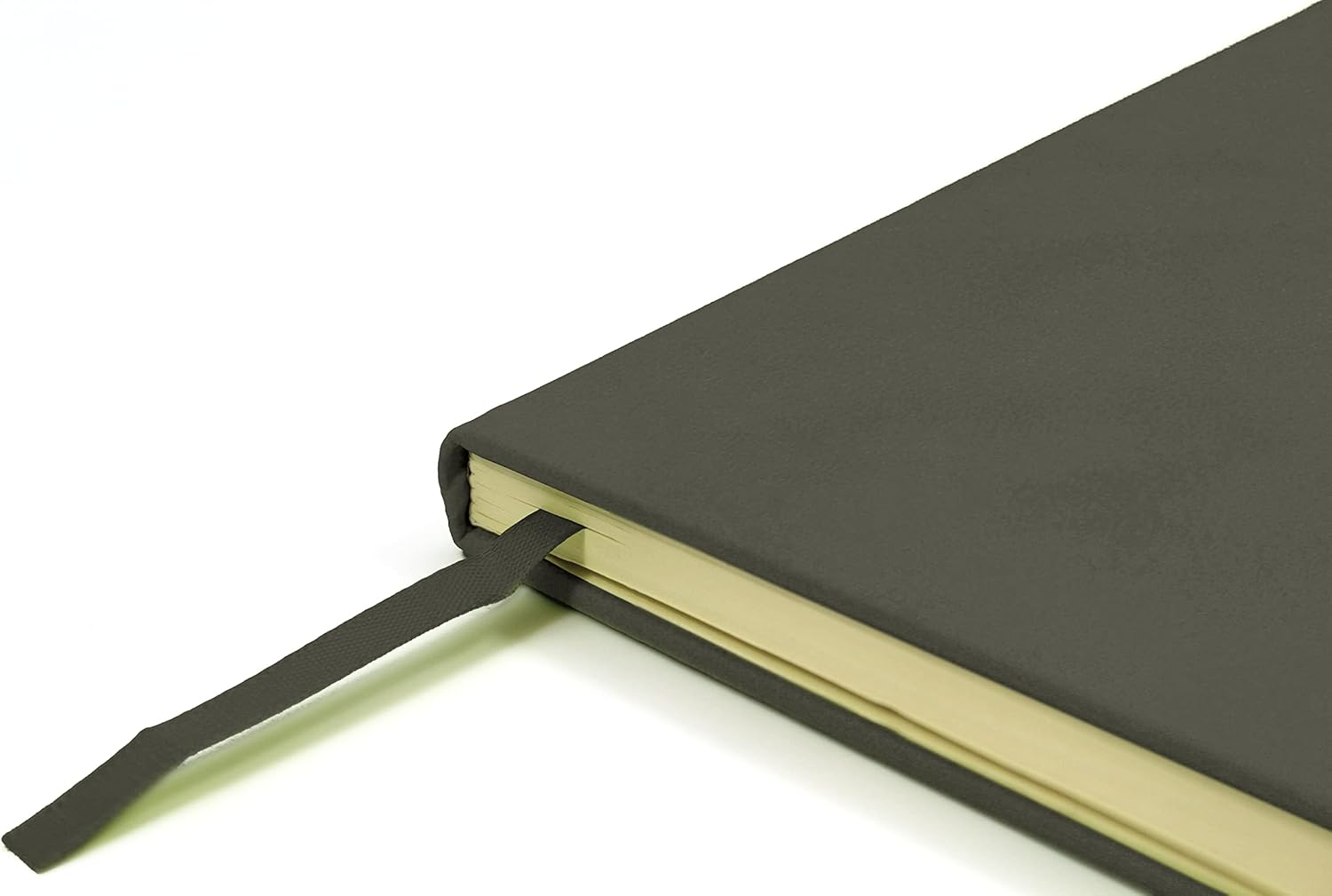 Silvine A5 Executive Hardback Notebook / Journal Grey. 160 Lined Pages of 90gsm Premium Ivory Paper