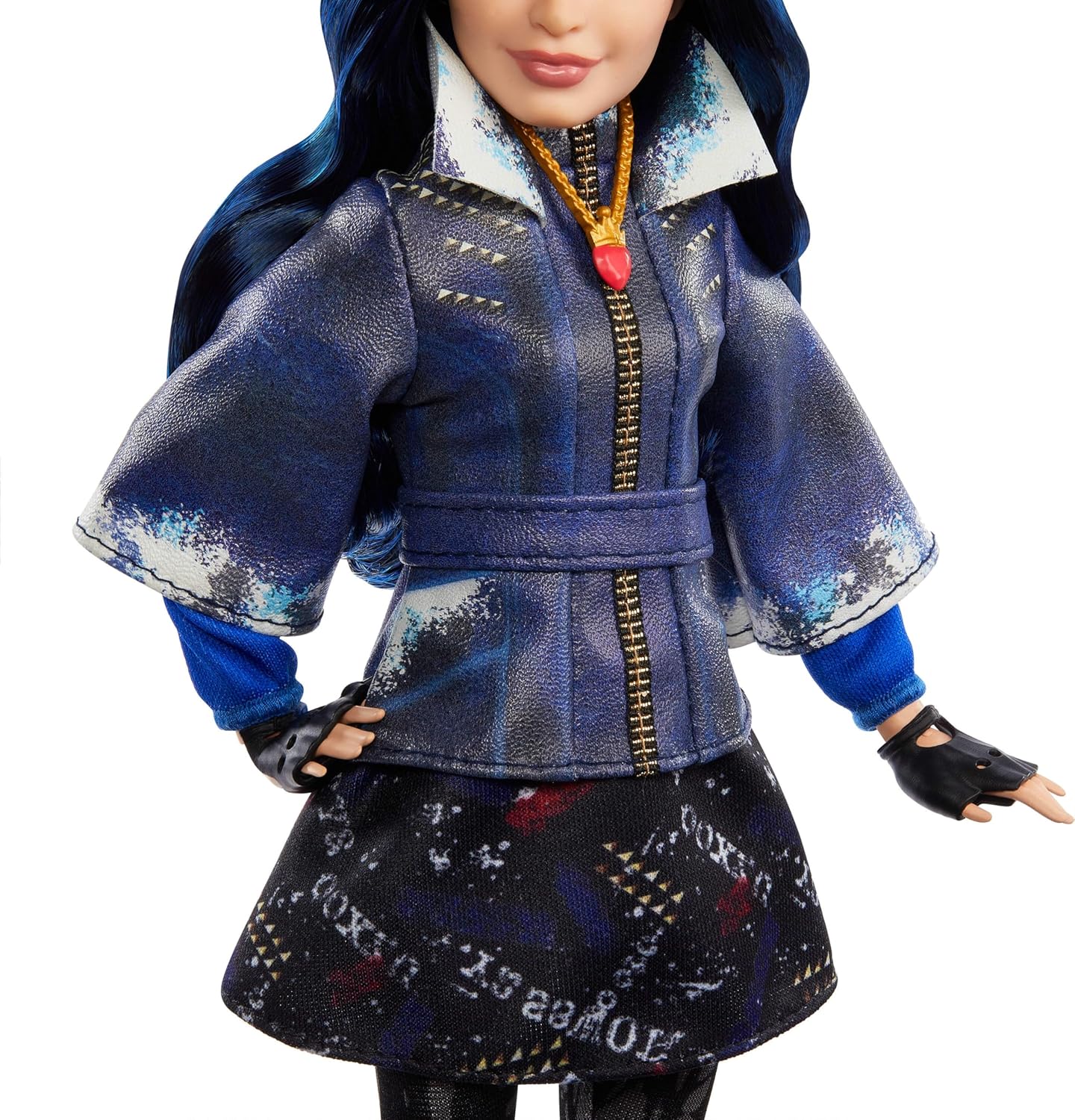 Mattel Descendants Evie Isle of the Lost Tenth Anniversary Fashion Doll with Removable Outfit, Accessory & Bendable Joints, Inspired by the Movies, JFG75