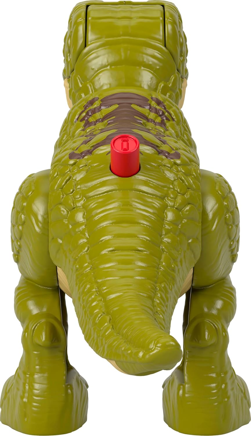 Fisher-Price Imaginext Jurassic World: Rebirth Dinosaur Action Figure with Kid-Activated Motion, 8-inch Tyrannosaurus Rex Dino Toy, JFJ65