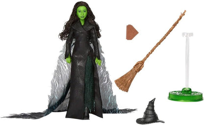Mattel Wicked: Part 2 of Universal Pictures Elphaba Deluxe Fashion Doll with Removable Outfit and 4 Accessories Movie Inspired JFM12