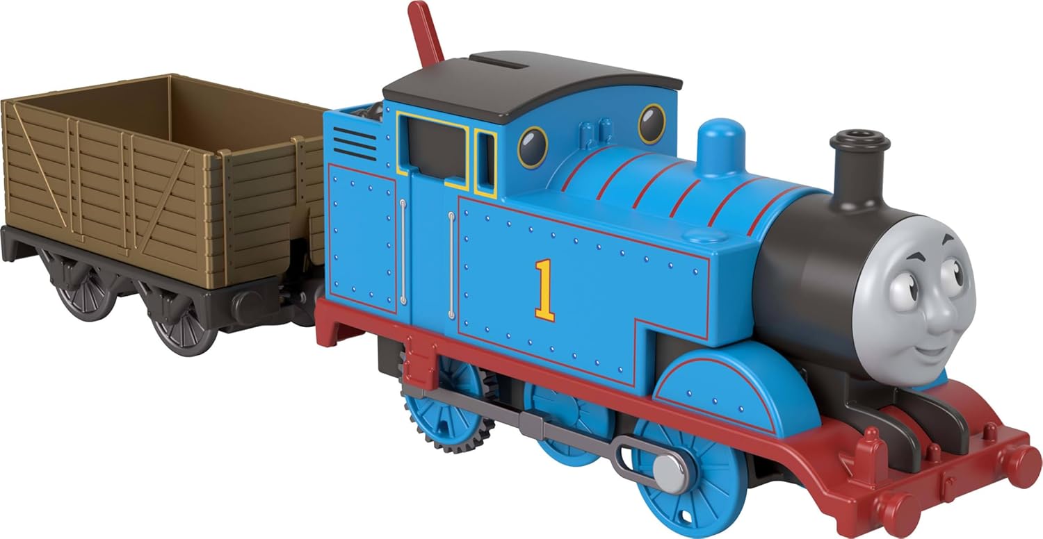 Thomas Thomas Engine Motorised Metal Freight Locomotive & Cargo Wagon Classic Series Character for Kids 3+ Years JGF93