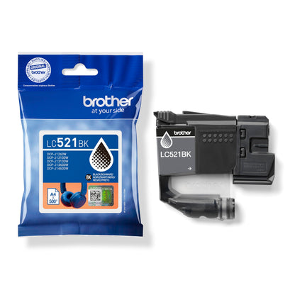 Brother LC521BK Original Ink Cartridge - Black
