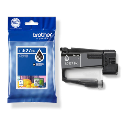 Brother LC527BK | Cartuccia ink | Colore Nero | da 1300 pagine | per stampanti MFCJ4350DW / MFCJ4550DW