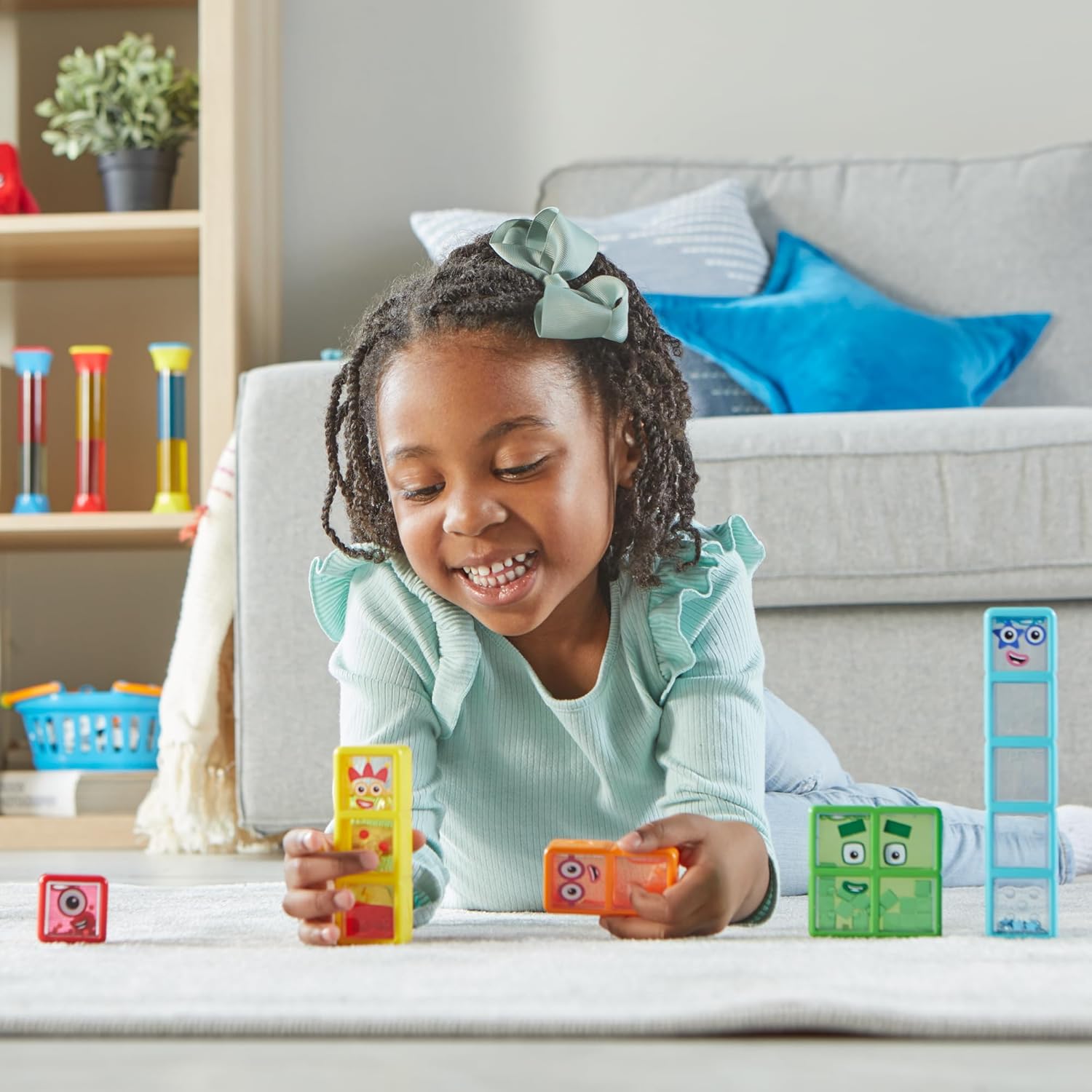 Learning Resources Numberblocks One to Five Sensory Bottles, Toys for 3 Year Old Boys and Girls, Number Games, Toddler Counting Toy, Fidgets for Kids, Sensory Resources - Amazon Exclusive