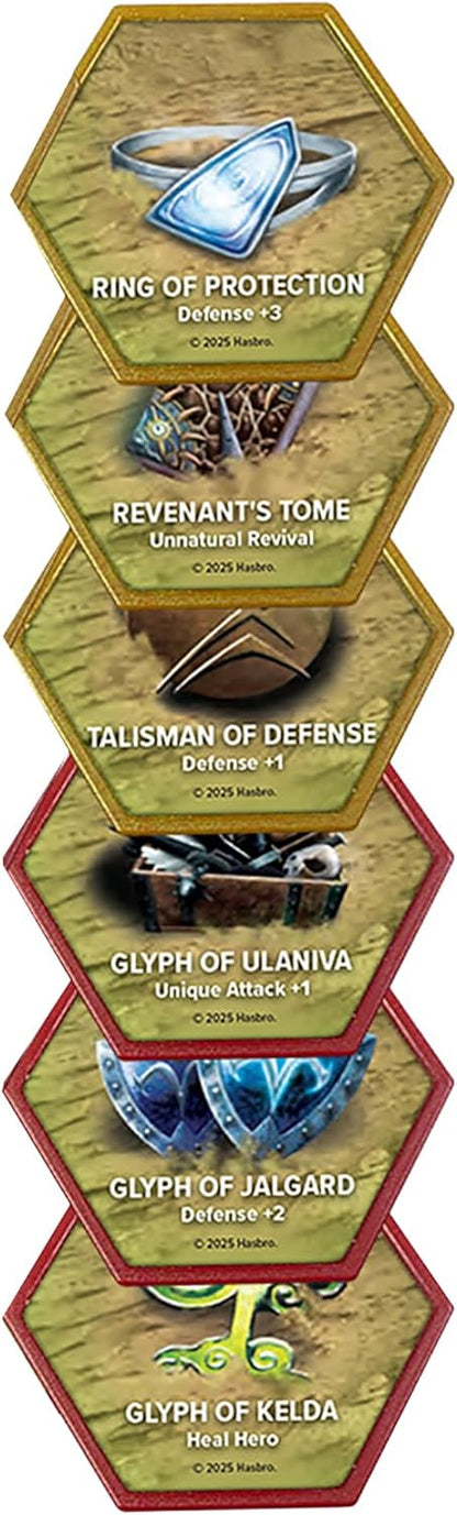 Renegade Games : Heroscape : Glyph Pack – Expansion, 33 nouveaux glyphes, accessoire de jeu de miniatures, complément de table, exploitez les pouvoirs magiques de Valhalla