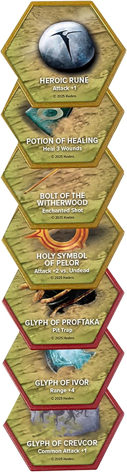 Renegade Games : Heroscape : Glyph Pack – Expansion, 33 nouveaux glyphes, accessoire de jeu de miniatures, complément de table, exploitez les pouvoirs magiques de Valhalla